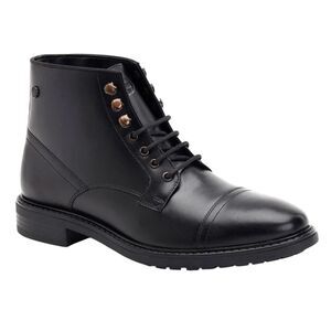 Base London Mens Duke Leather Ankle Boots / Black
